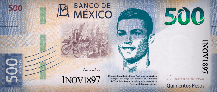 Billete 500 Cristiano Ronaldo (1)