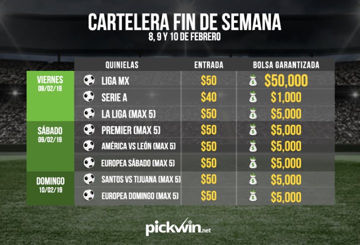 Cartelera Fin de Semana 8-10 Feb