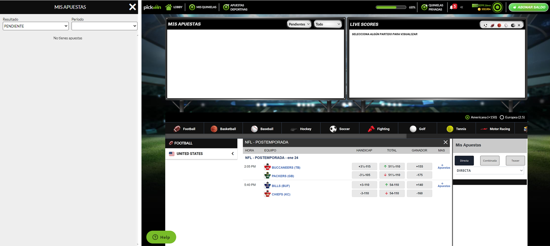 Mis Apuestas Pickwin